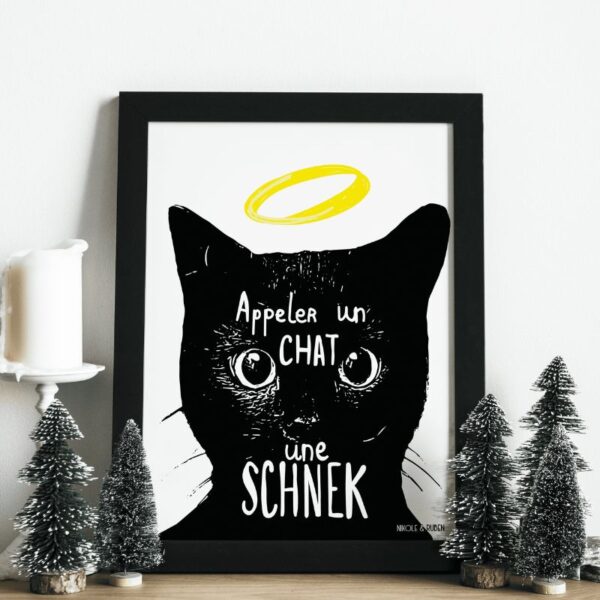 Cadeau pour Noël offrez une affiche humoristique